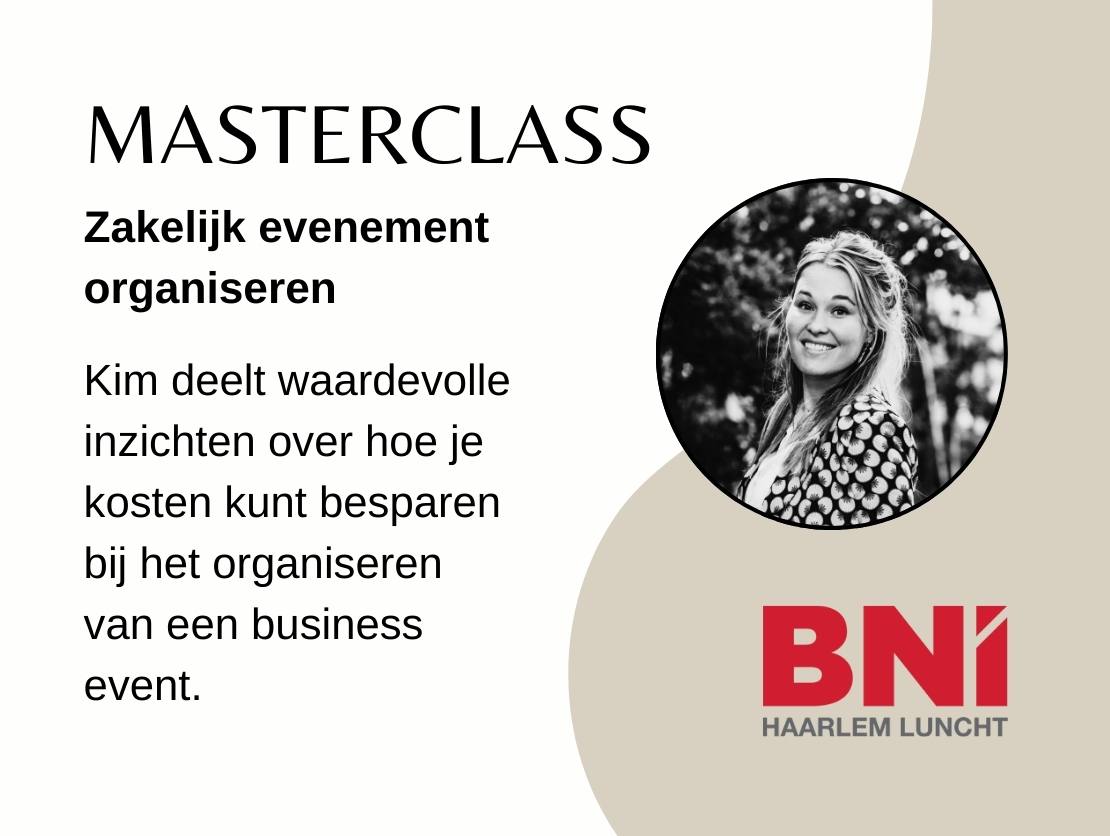 Masterclass: Zakelijk evenement organiseren