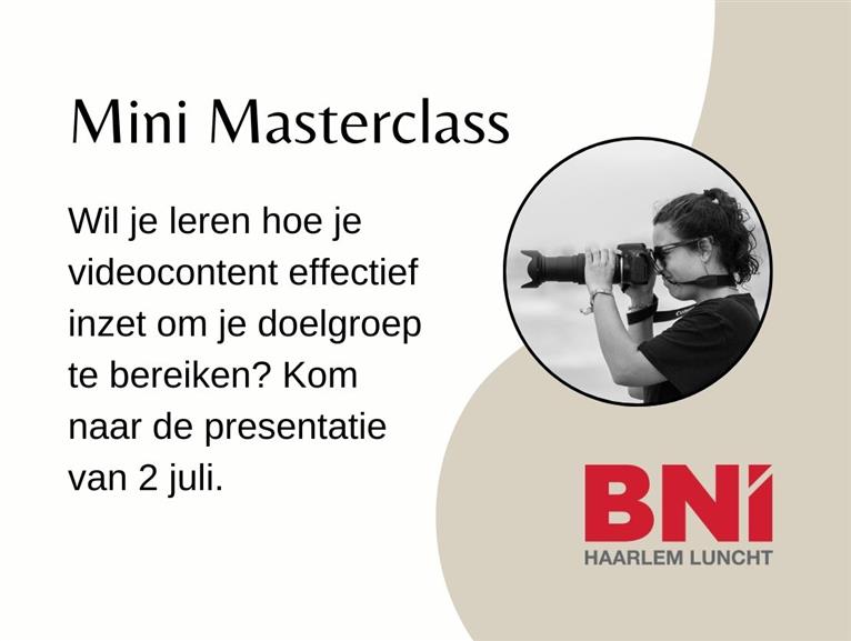 Mini masterclass: effectief video content inzetten