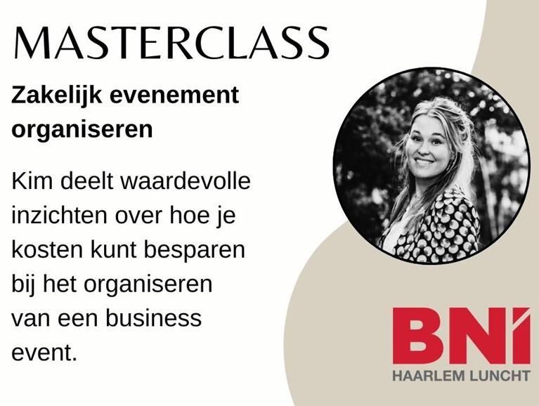 Masterclass: Zakelijk evenement organiseren